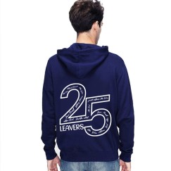 Leavers Farewell Hoodie 2025 Name Inside Printed Banner Design Stars & Stripes Hood